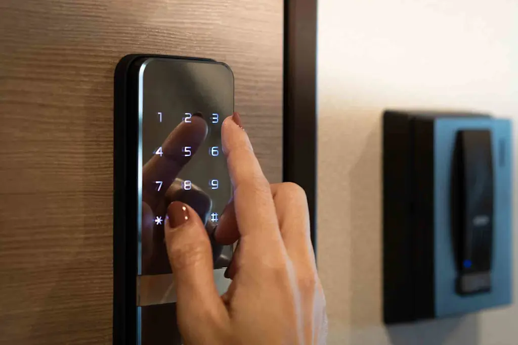 High-security locks with alarms
